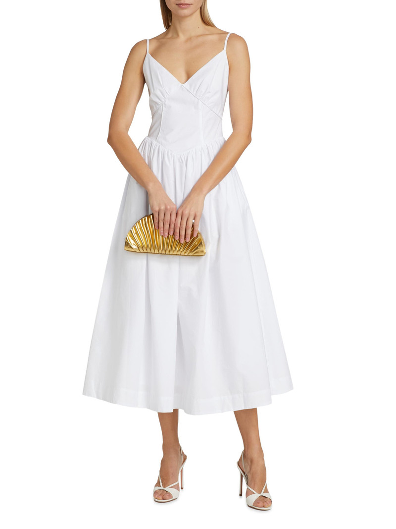 Women's Becker Princess Waist Midi-Dress - White 3