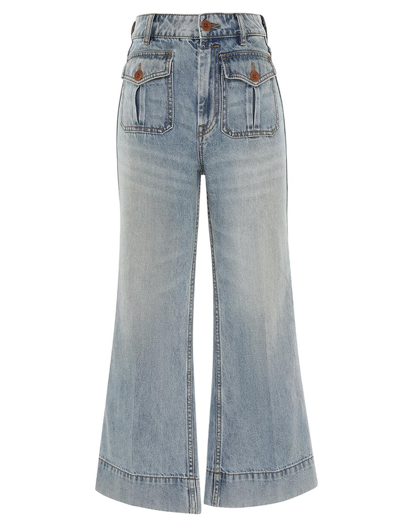 CROPPED FLARE JEAN 1