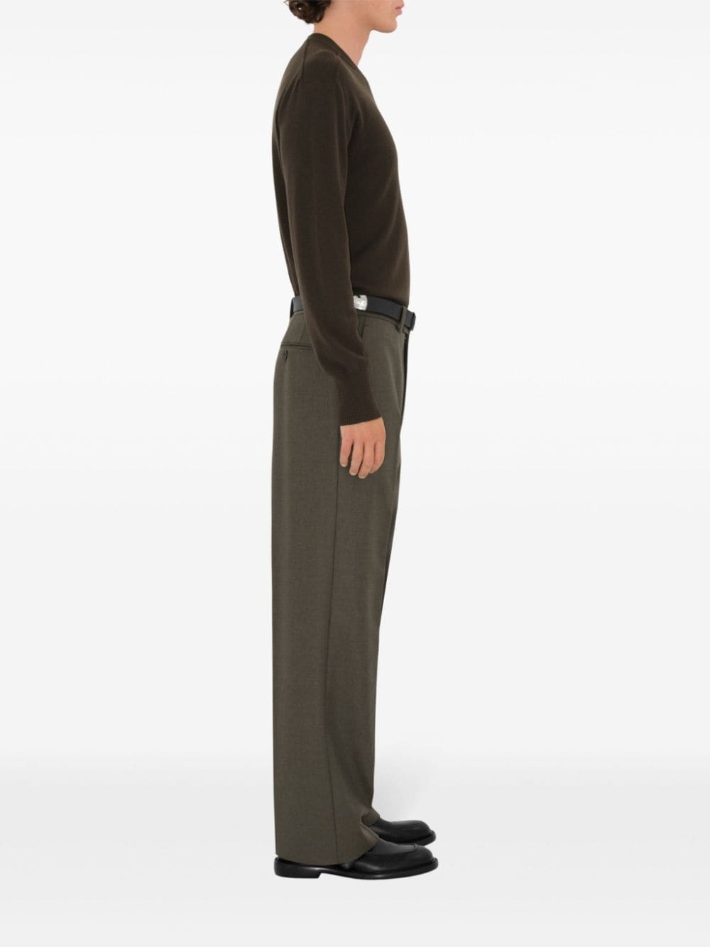 wool tailored trousers - 3