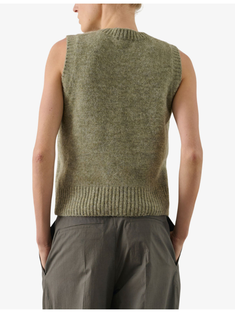 Namaste Round-Neck Knitted Vest 3