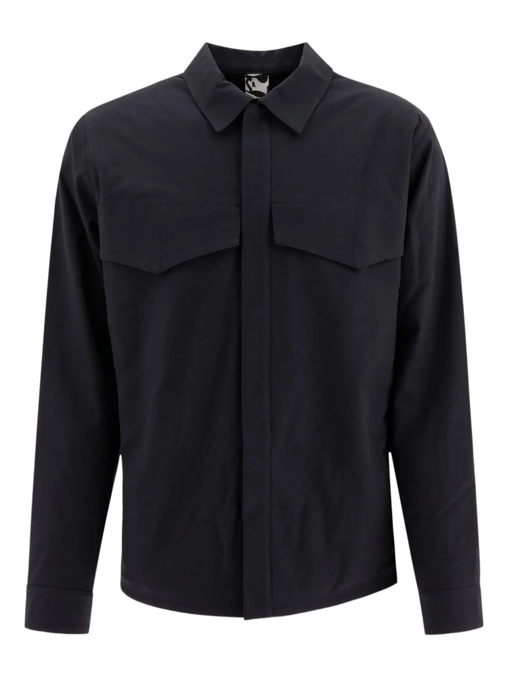 flap-pocket snap-button shirt - 1
