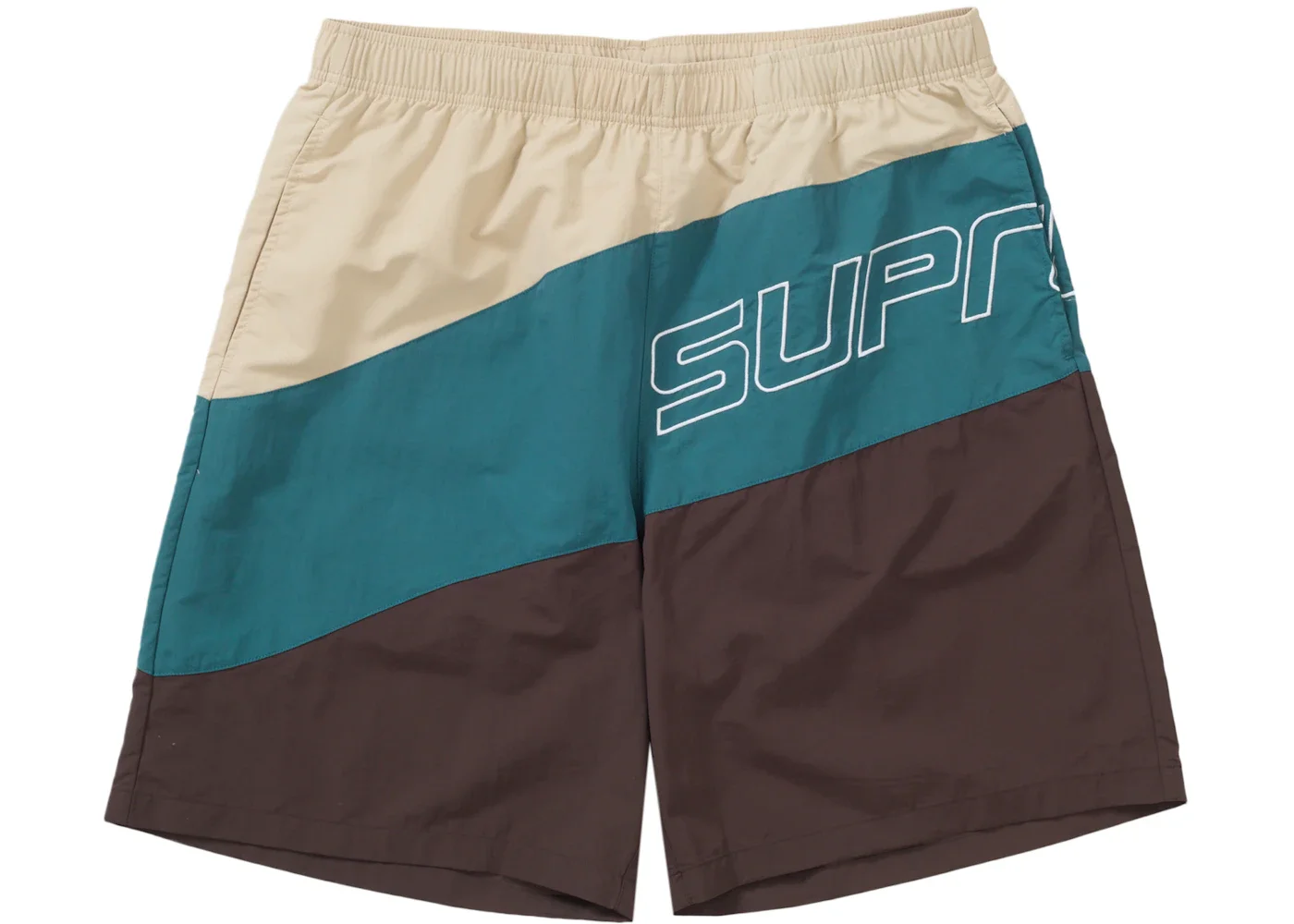 Supreme Curve Nylon Short Brown - 1