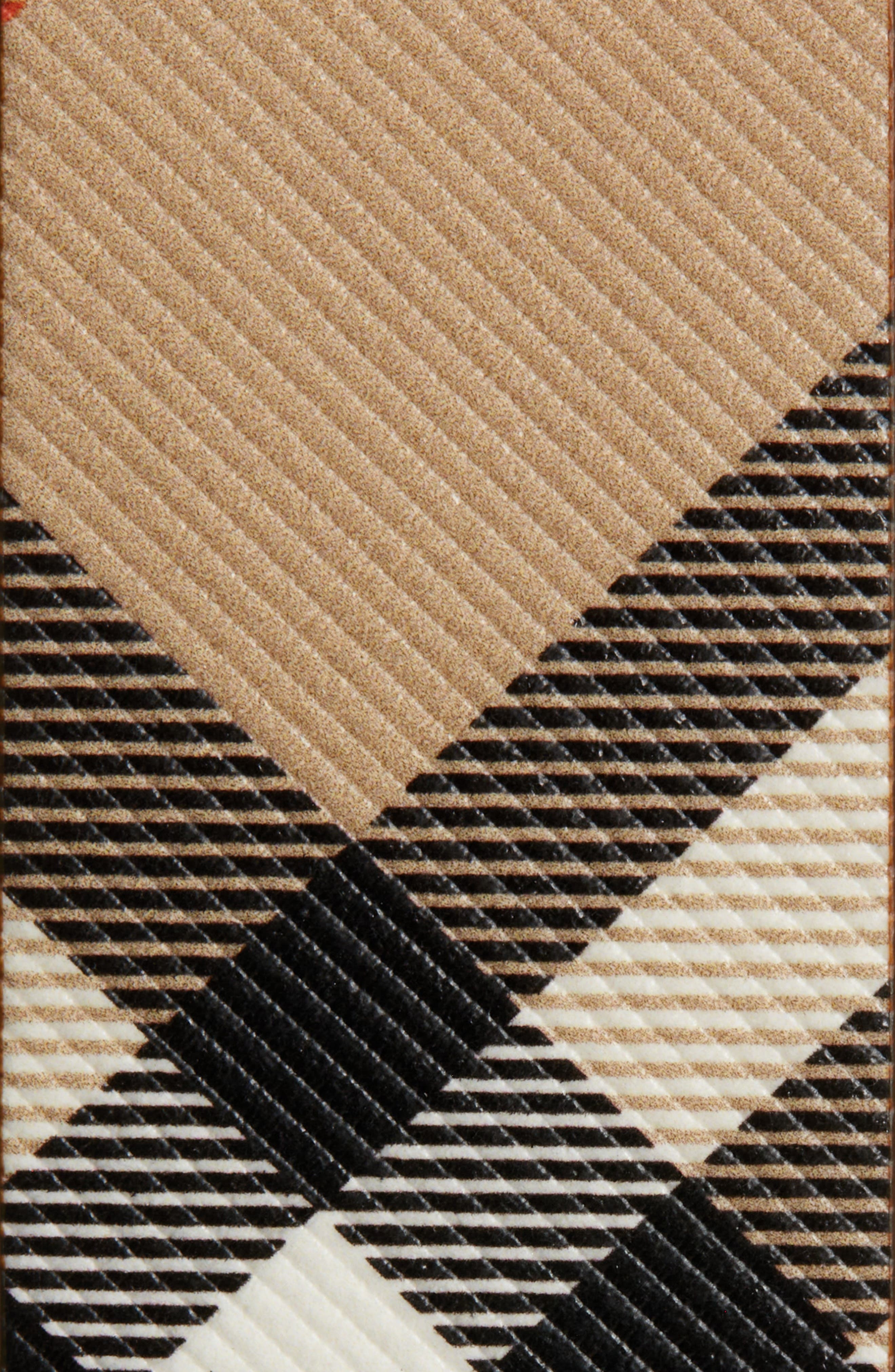 burberry Check Reversible Belt in Sand/Military/Silver at Nordstrom - 3