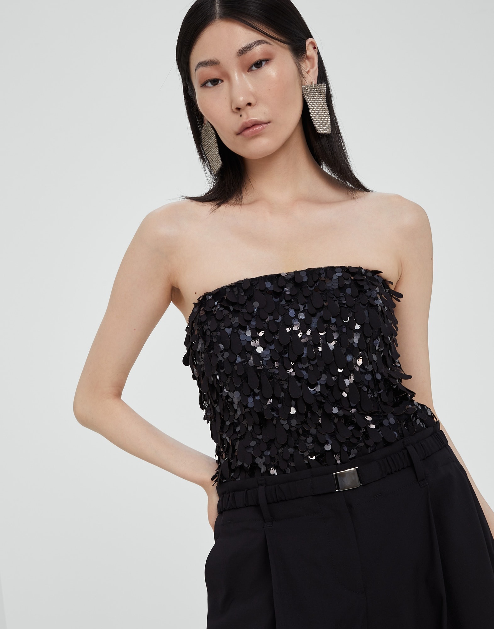 Jazz Droplets jumpsuit in tropical luxury wool - 4