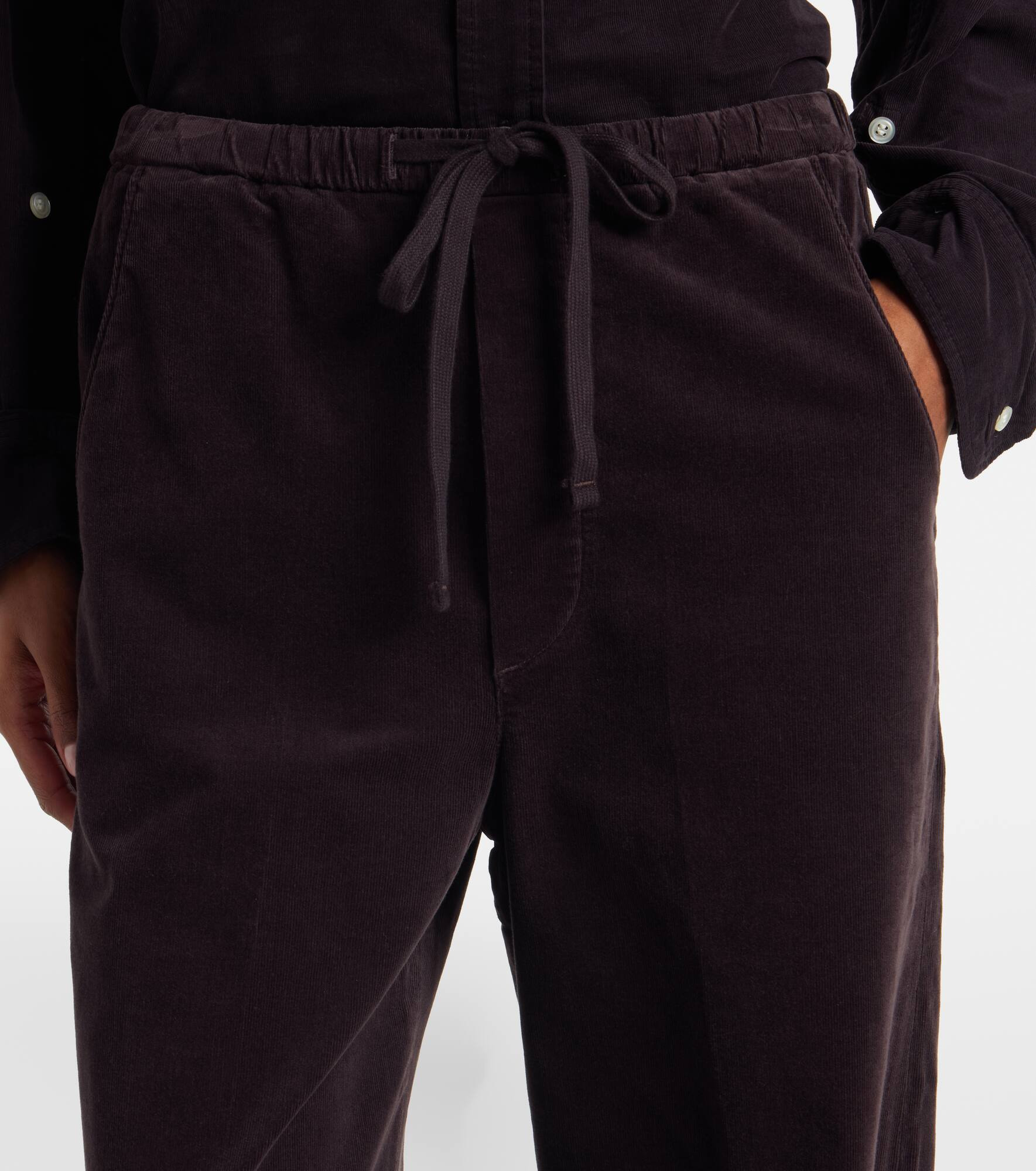Aurora Pulla cotton corduroy wide-leg pants - 4