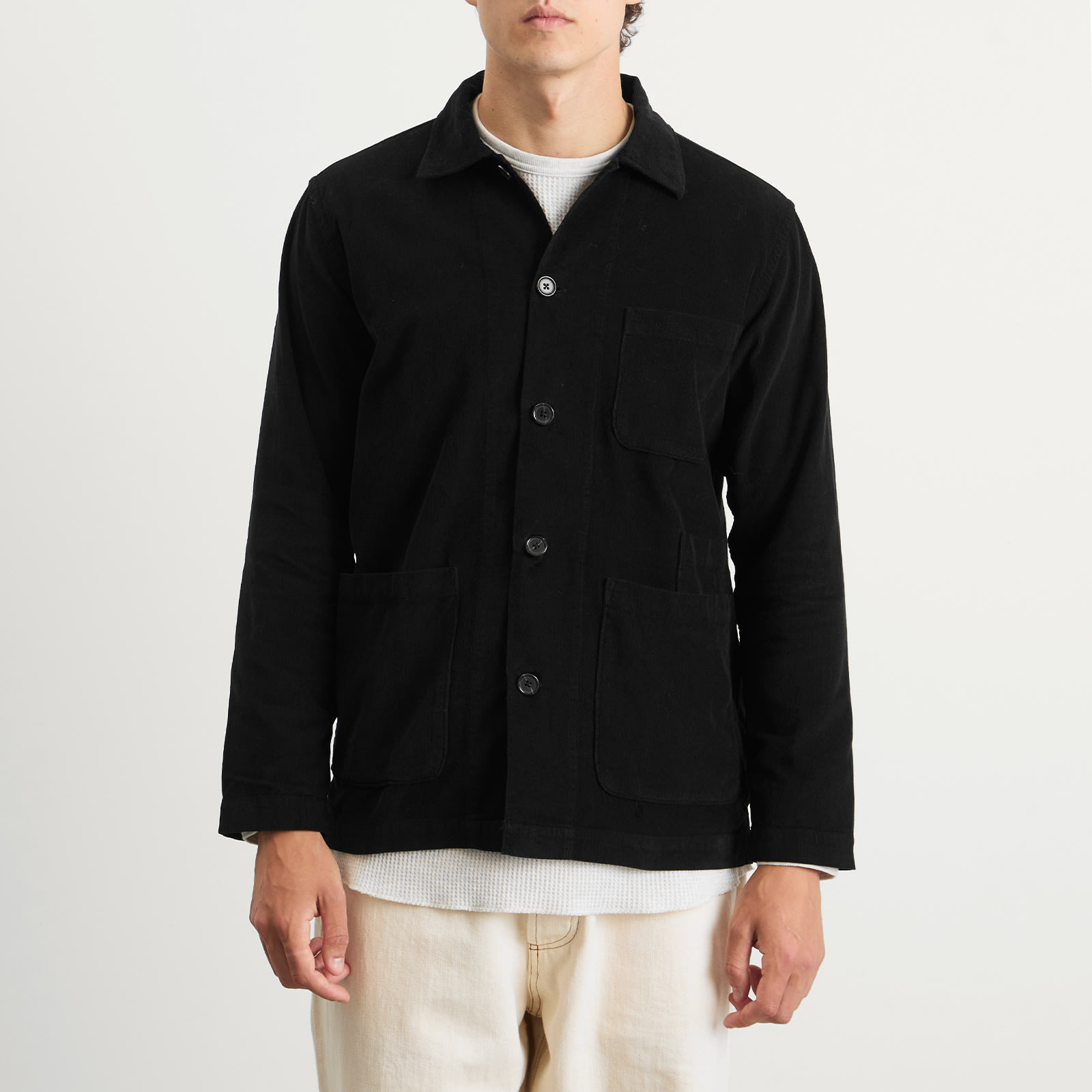 Universal Works Fine Cord Bakers Overshirt - 5