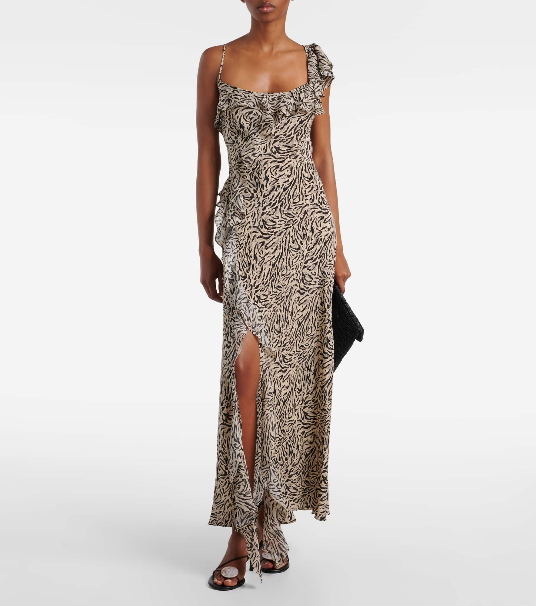 Ester silk crêpe de chine maxi dress - 2