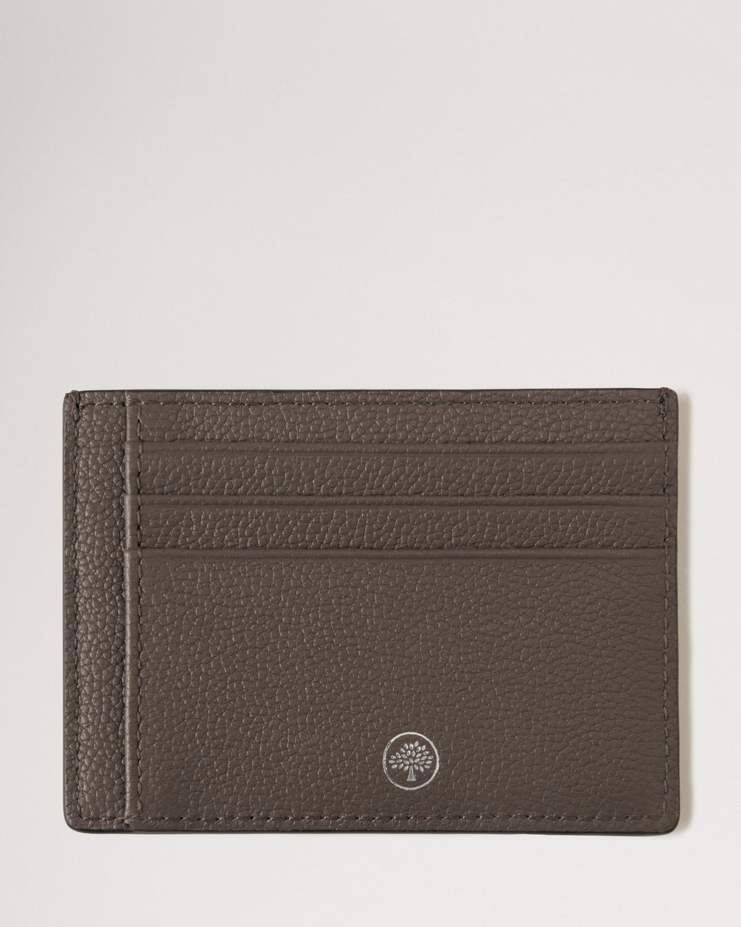 Farringdon Card Holder Taupe Brown Small Pebble Grain - 2
