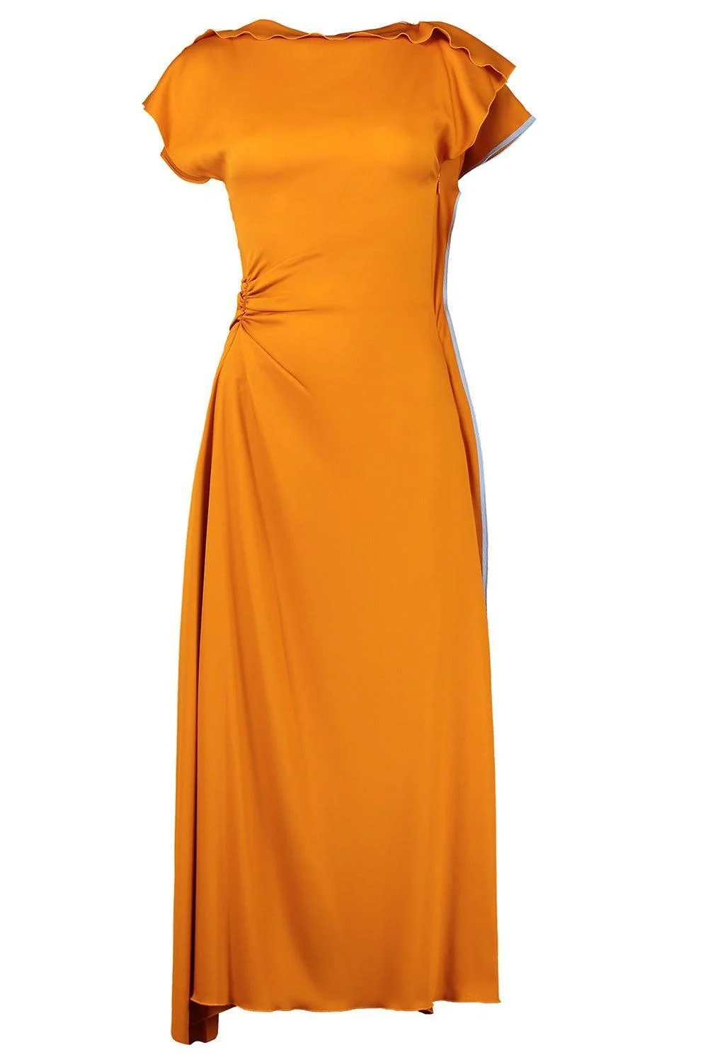 Drape Sleeve Midi Dress - 1