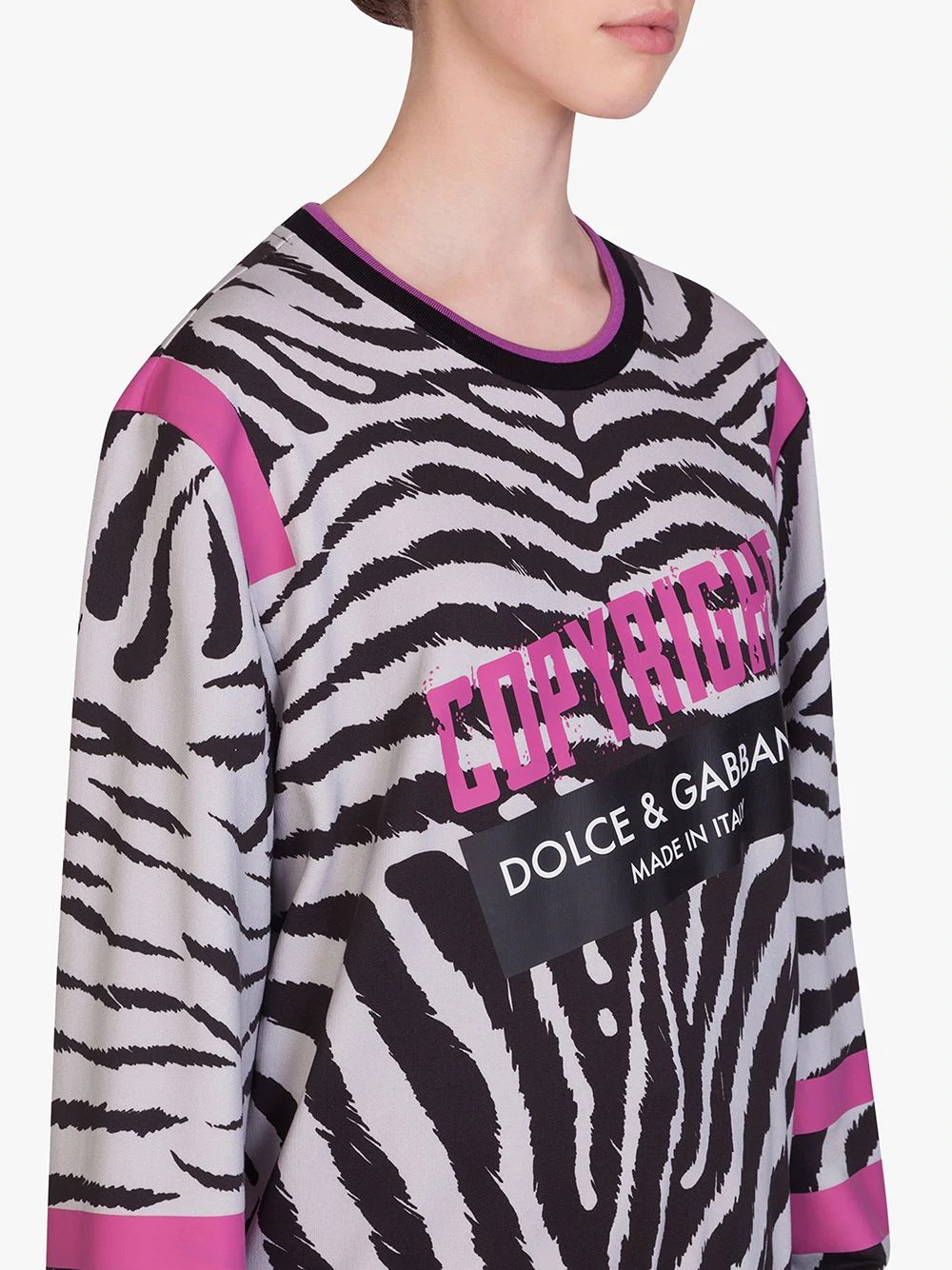 Zebra Jungle Sport print sweatshirt - 5