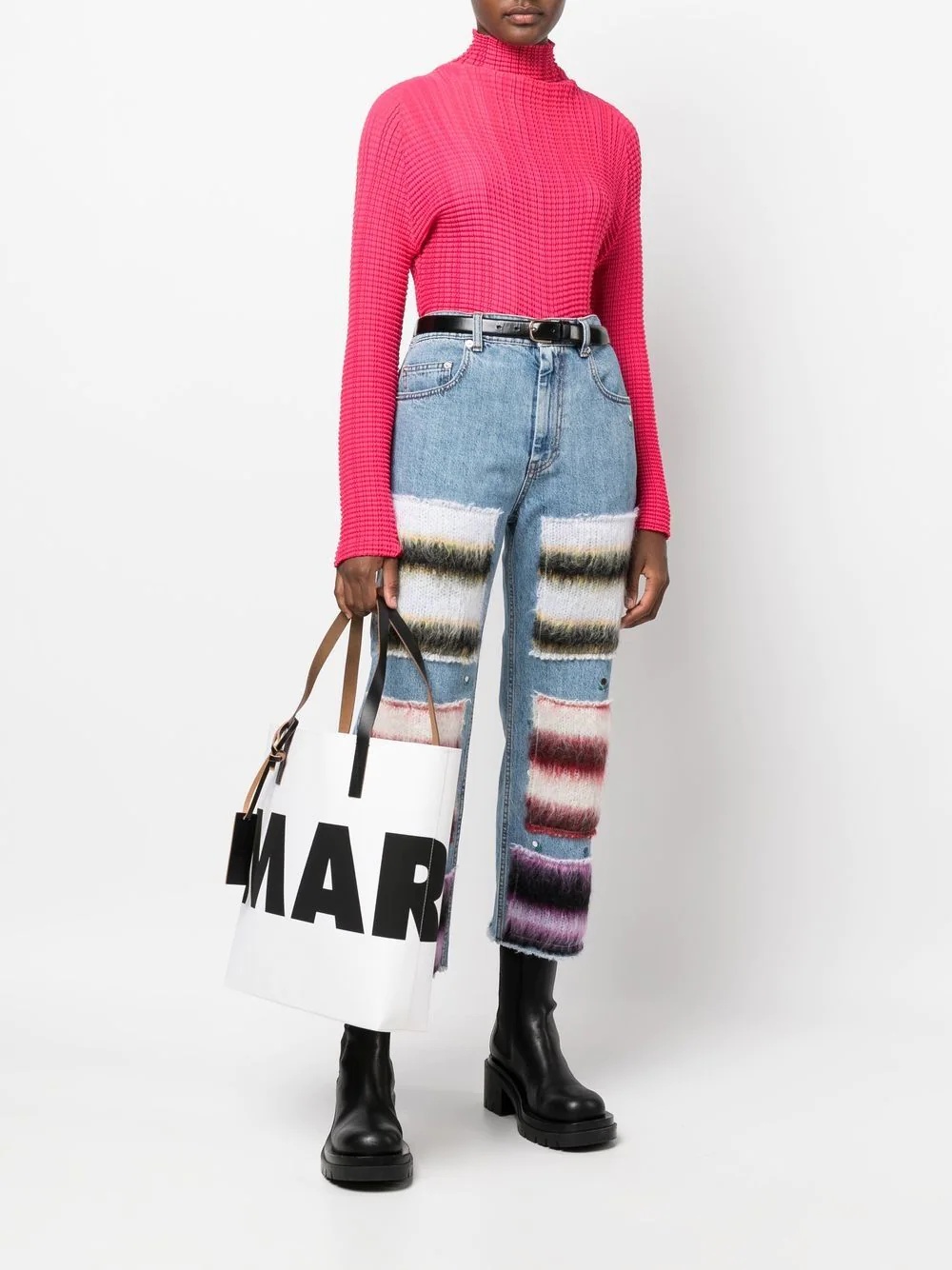 logo-print tote bag - 4