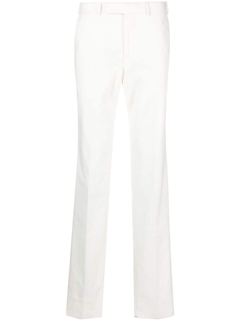 mid-rise straight-leg trousers - 1