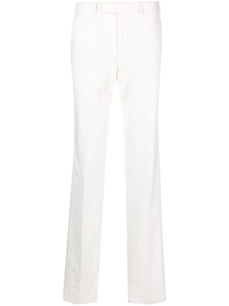 mid-rise straight-leg trousers 1