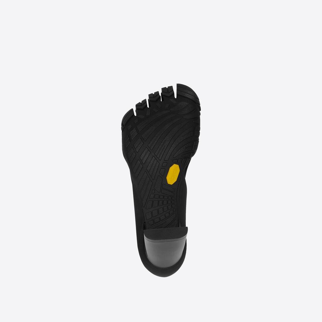 Women's Heeled Toe in Black - 6