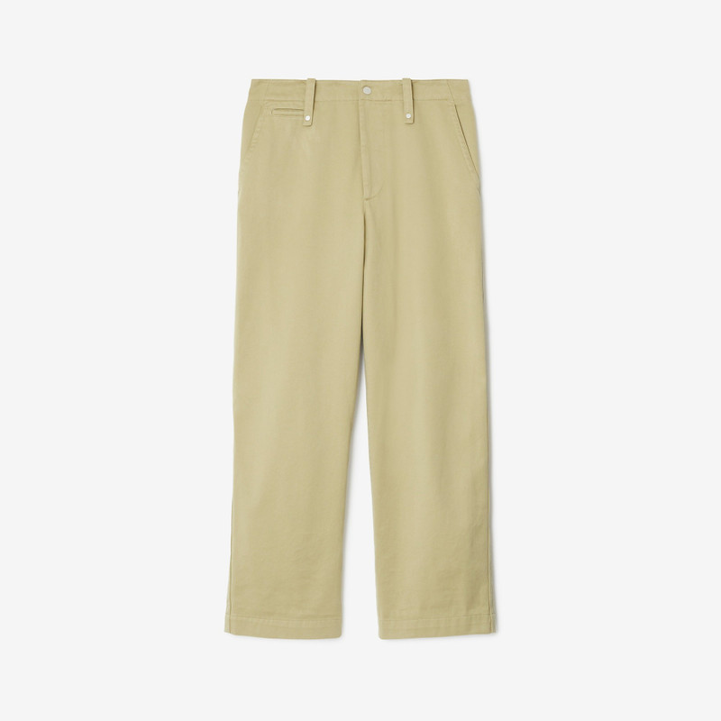 Cotton Satin Trousers - 1