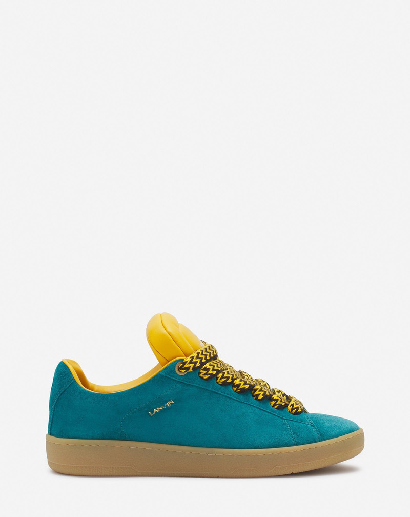 LANVIN X FUTURE HYPER CURB SNEAKERS IN LEATHER AND SUEDE FOR MEN - 1