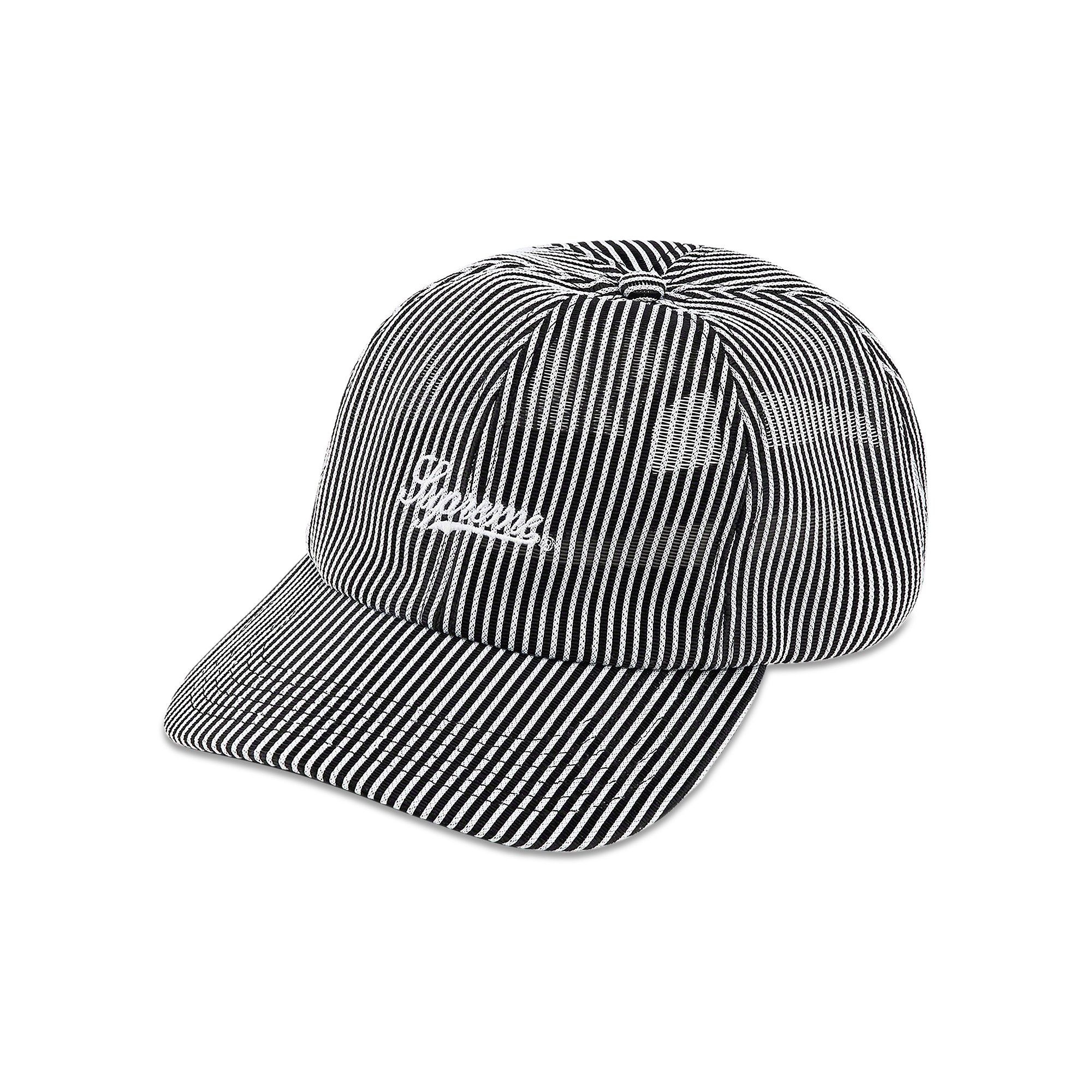 Supreme Stripe Mesh 6-Panel 'Black' - 1