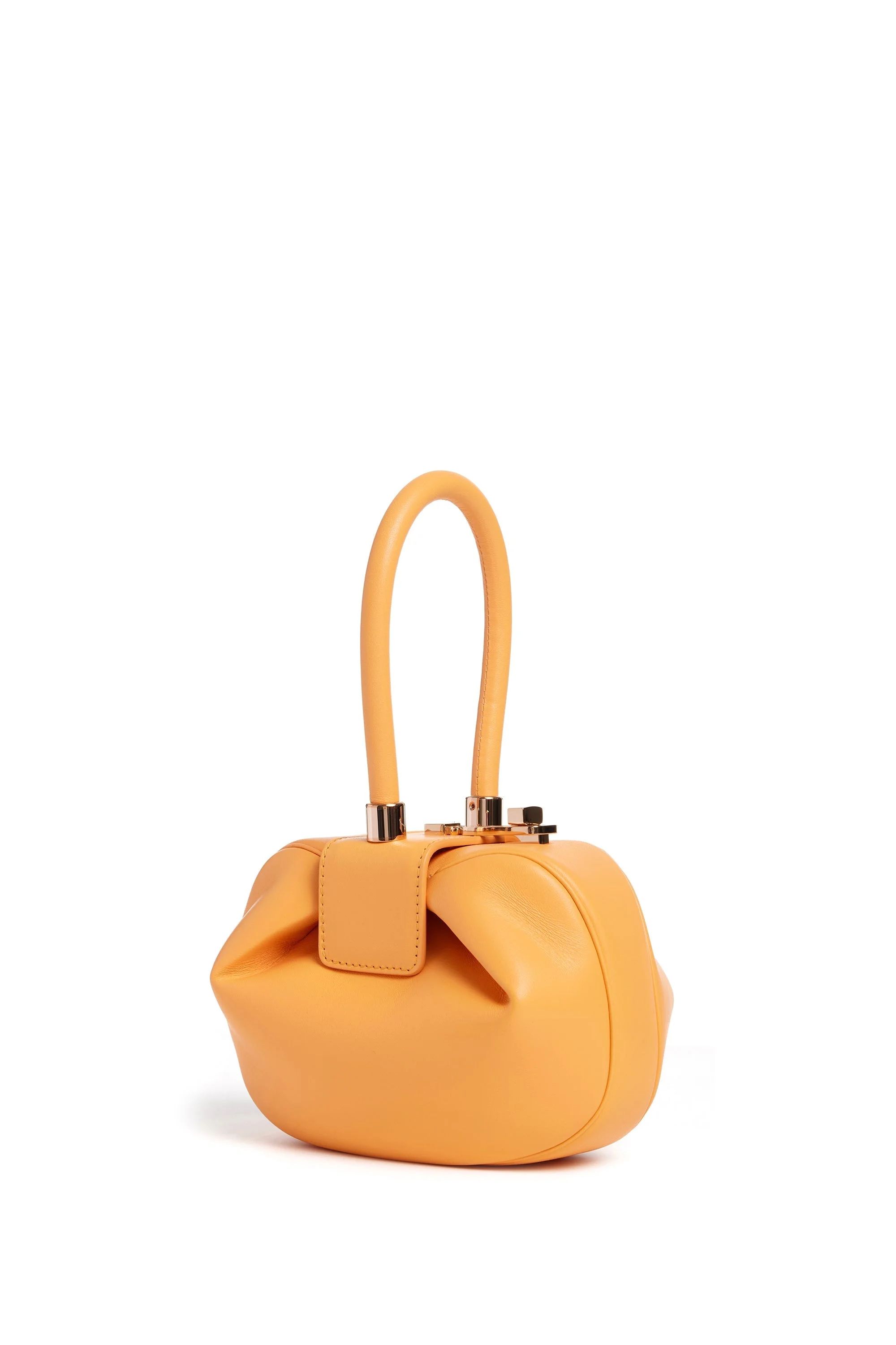 Demi Bag in Fluorescent Orange Nappa Leather - 1