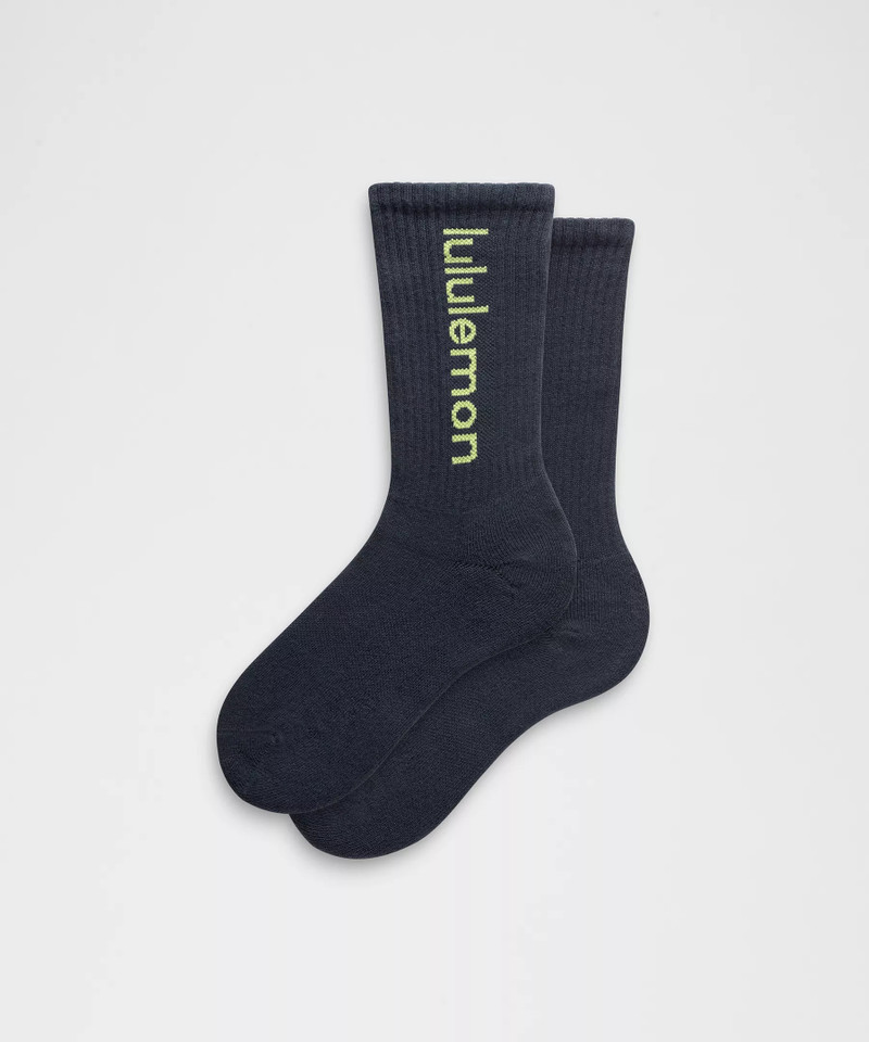 Unisex Daily Essential Crew Socks *Wordmark 1