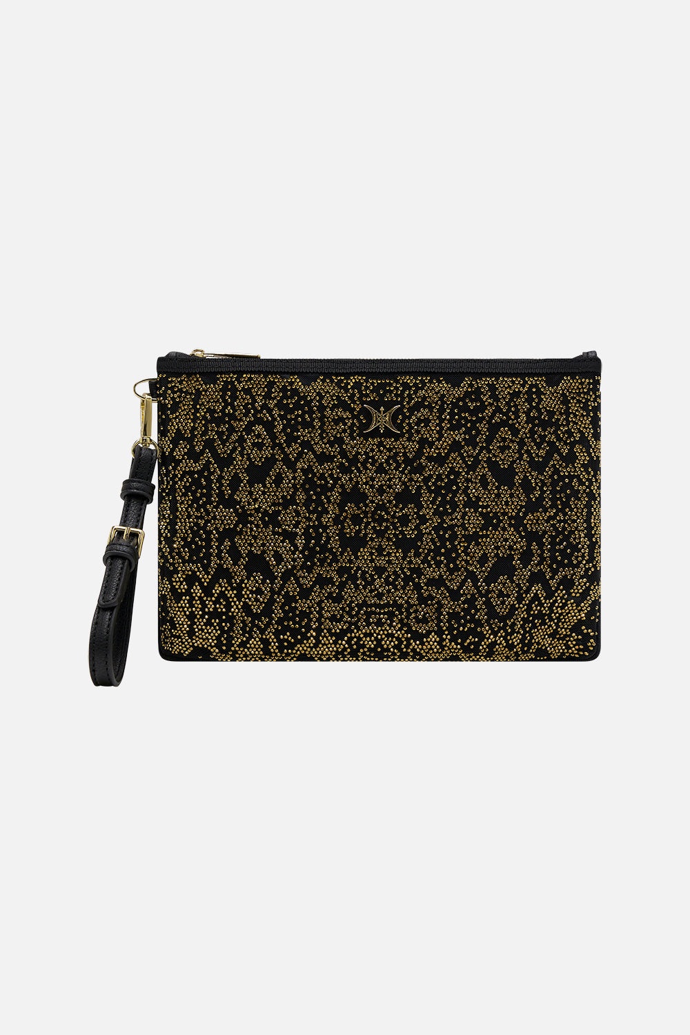MESH ZIP TOP CLUTCH - 1