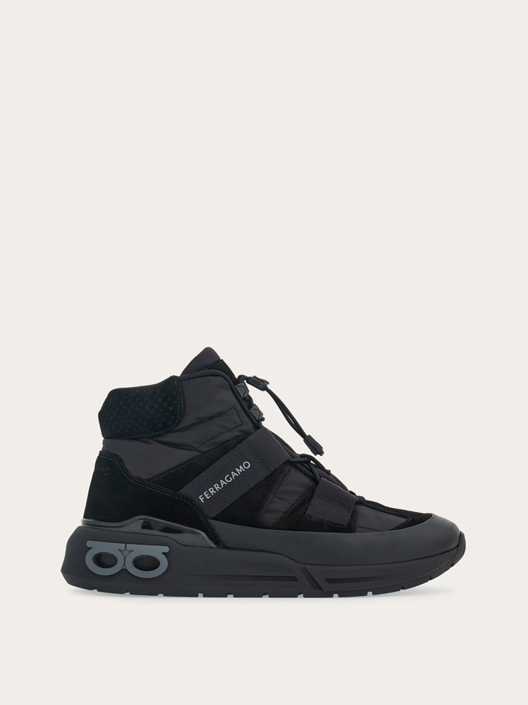 HIGH SNEAKER WITH TREKKING DETAILS - 1