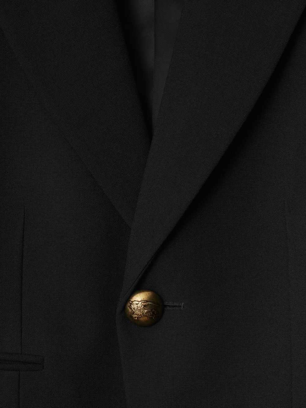 wool single-breasted blazer - 2