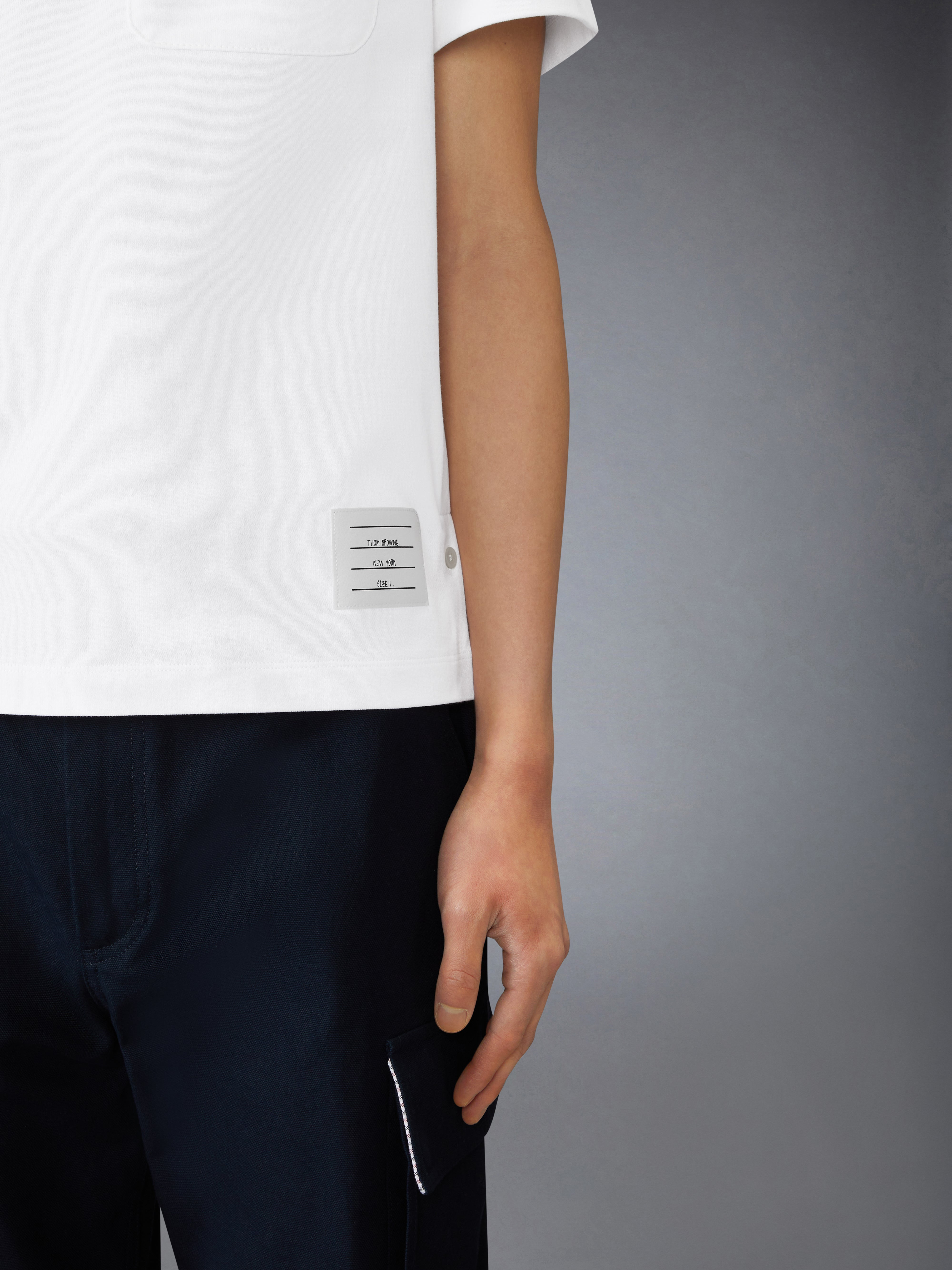 JERSEY RWB STRIPE OVERSIZED POLO - 6