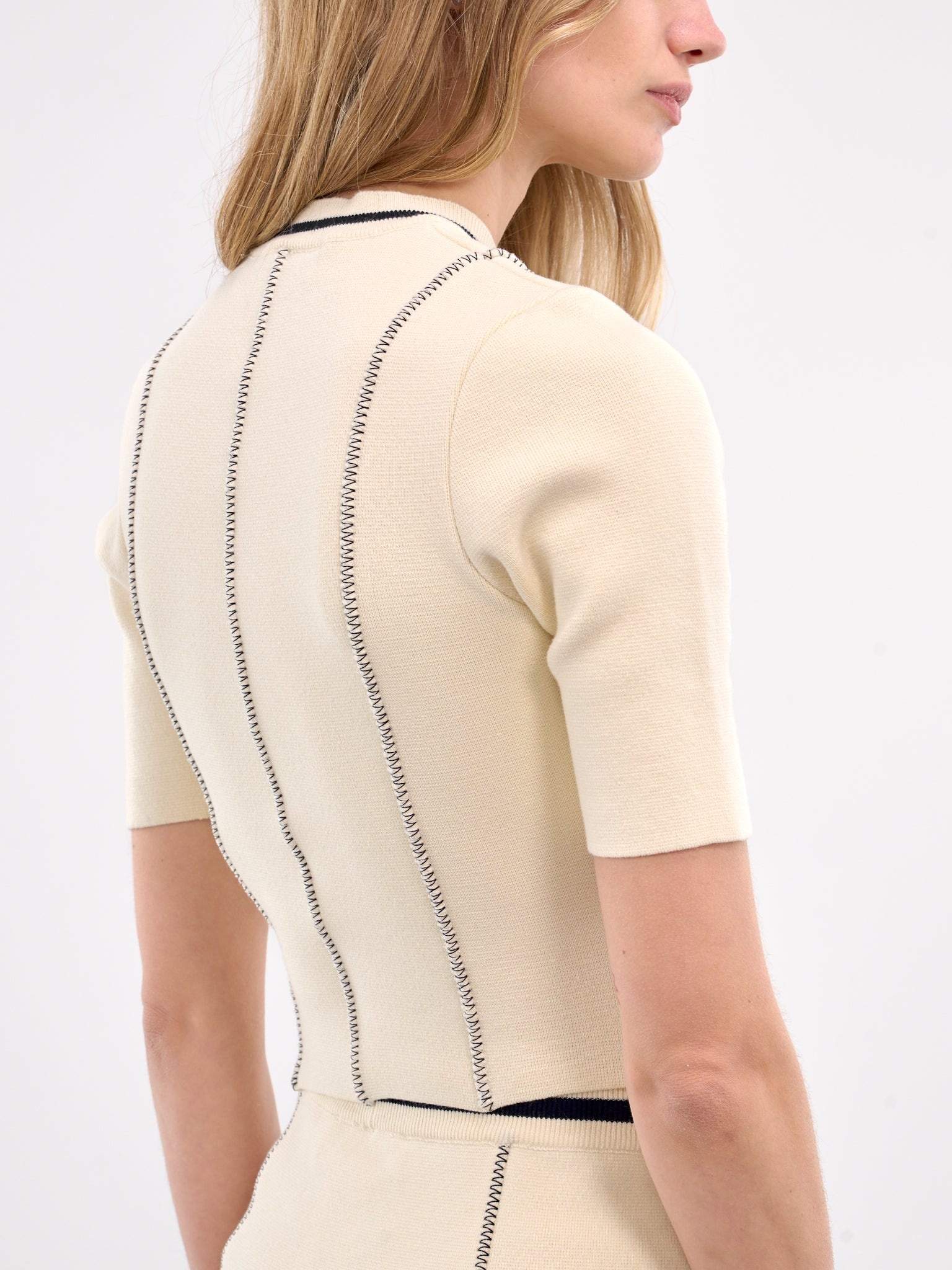 Contrast Stitch Top - 4
