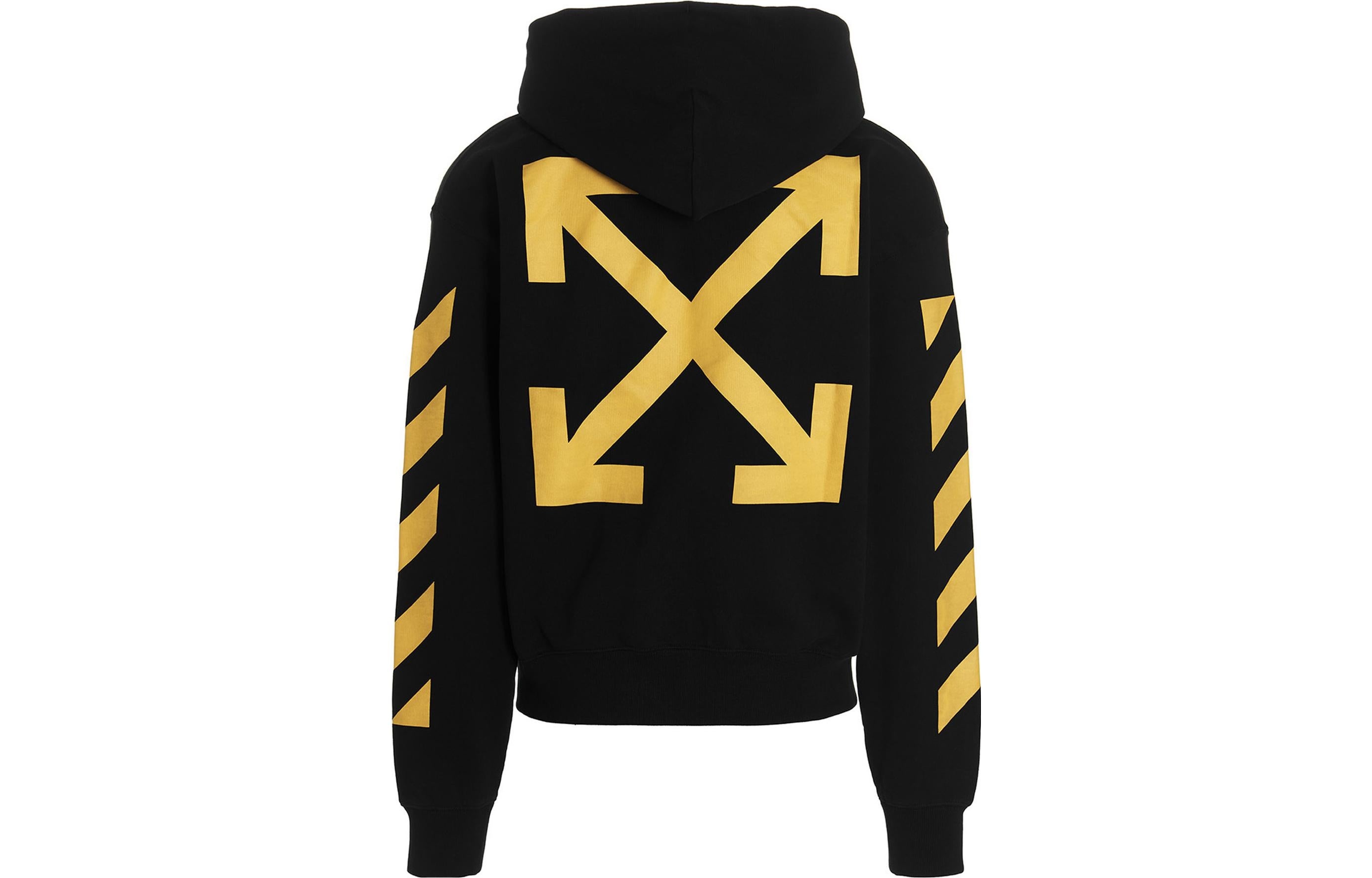 Off-White Caravaggio Print Hoodie 'Black Yellow' OMBB037C99FLE0111018 - 2
