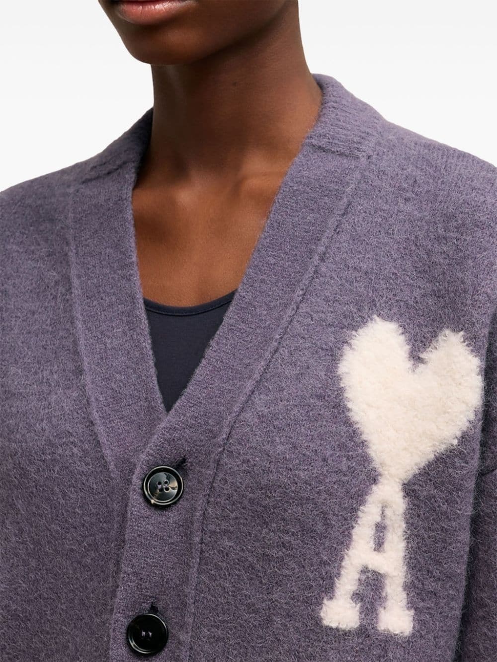 Ami de Coeur wool blend cardigan - 7