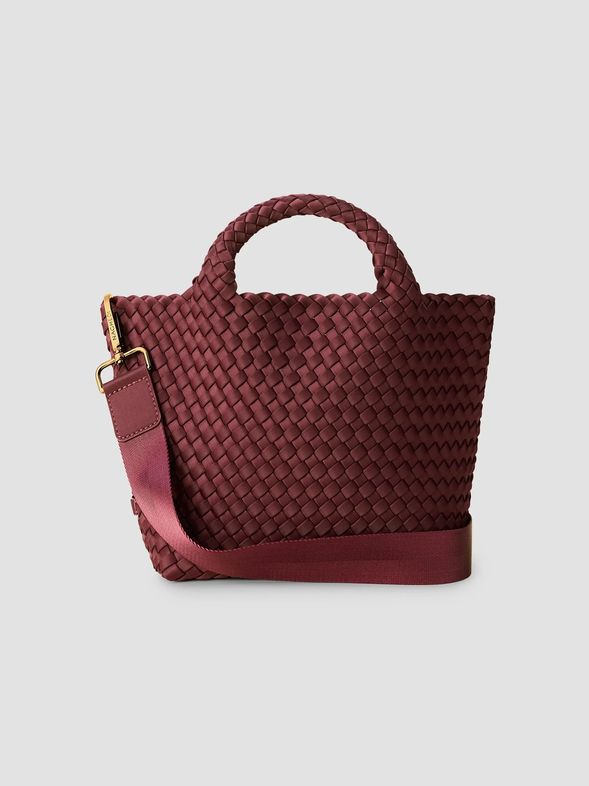 Women's St. Barths Small Tote Bag - Bordeaux - 1