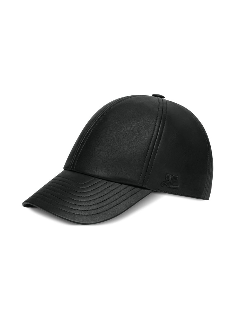 courrèges AC leather cap outlook