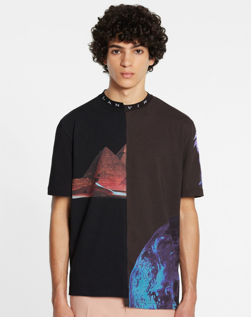 ASYMMETRICAL T-SHIRT WITH SCI-FI PRINT 3