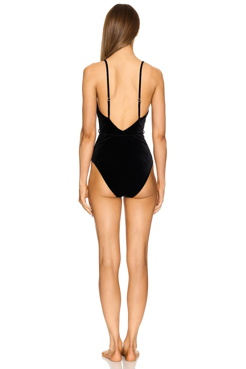 Zimmermann MAILLOT DE BAIN 1 PI&Egrave;CE TALLOW VELVET PLUNGE outlook