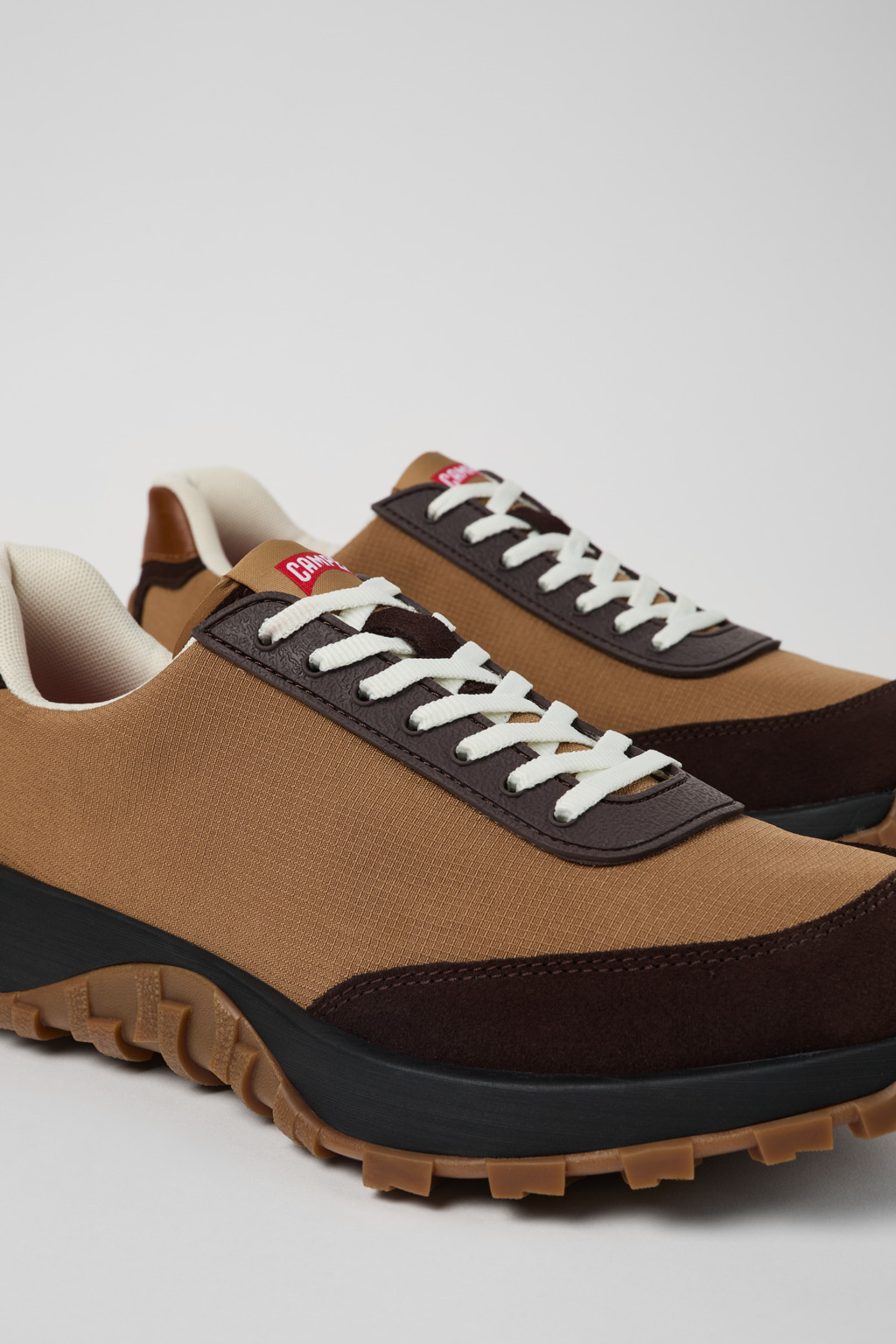 Brown Textile/Nubuck Sneaker for Men - 2