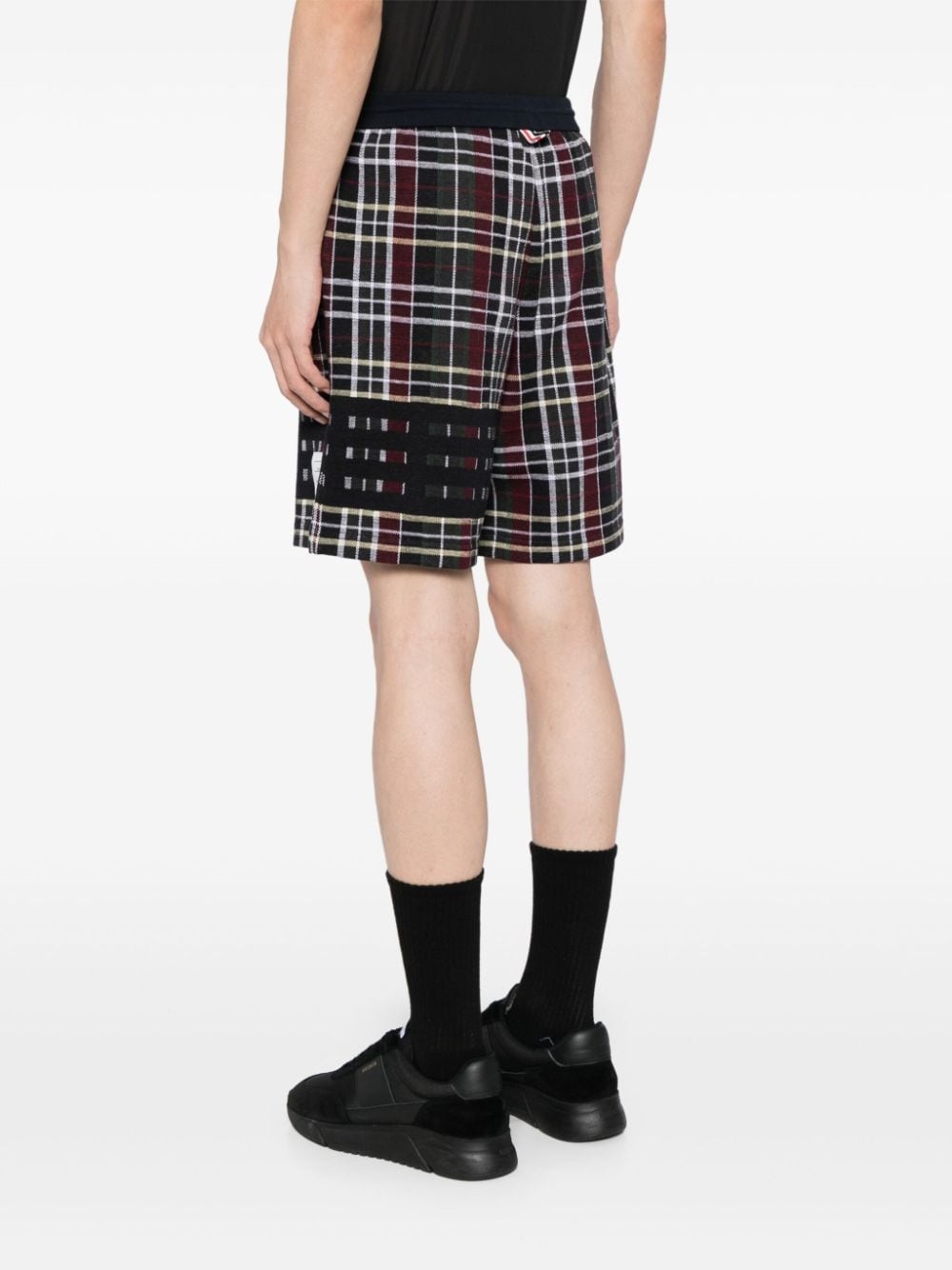 checked sweatshorts - 4