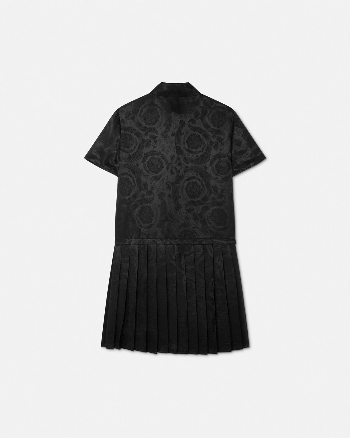 Barocco Lavallière Pleated Mini Dress - 3