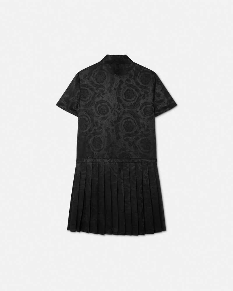 Barocco Lavallière Pleated Mini Dress 3
