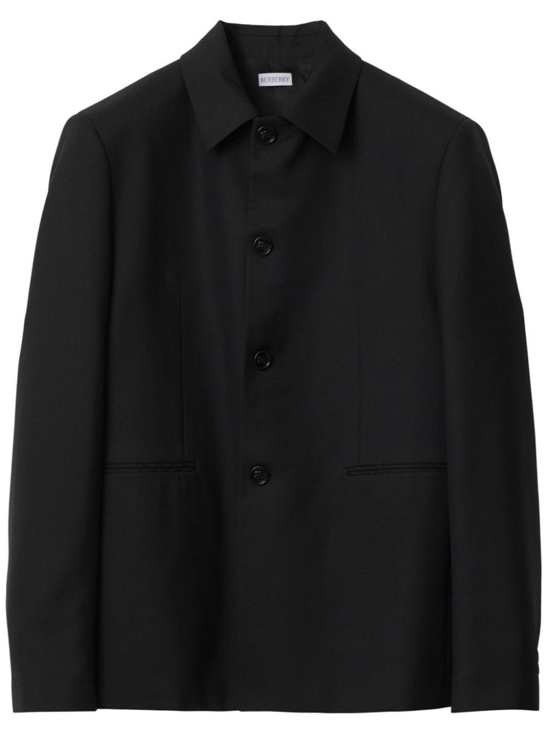 button-down wool tailored jacket 1