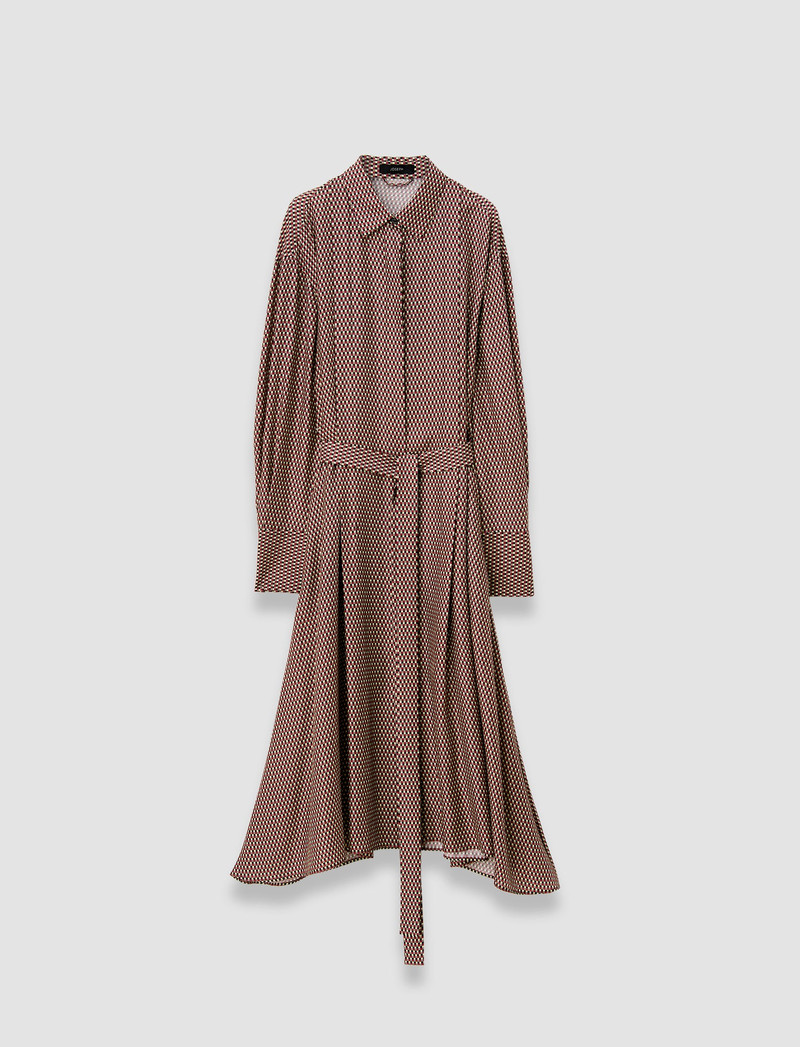 Orlan Printed Silk Blend Dress 1