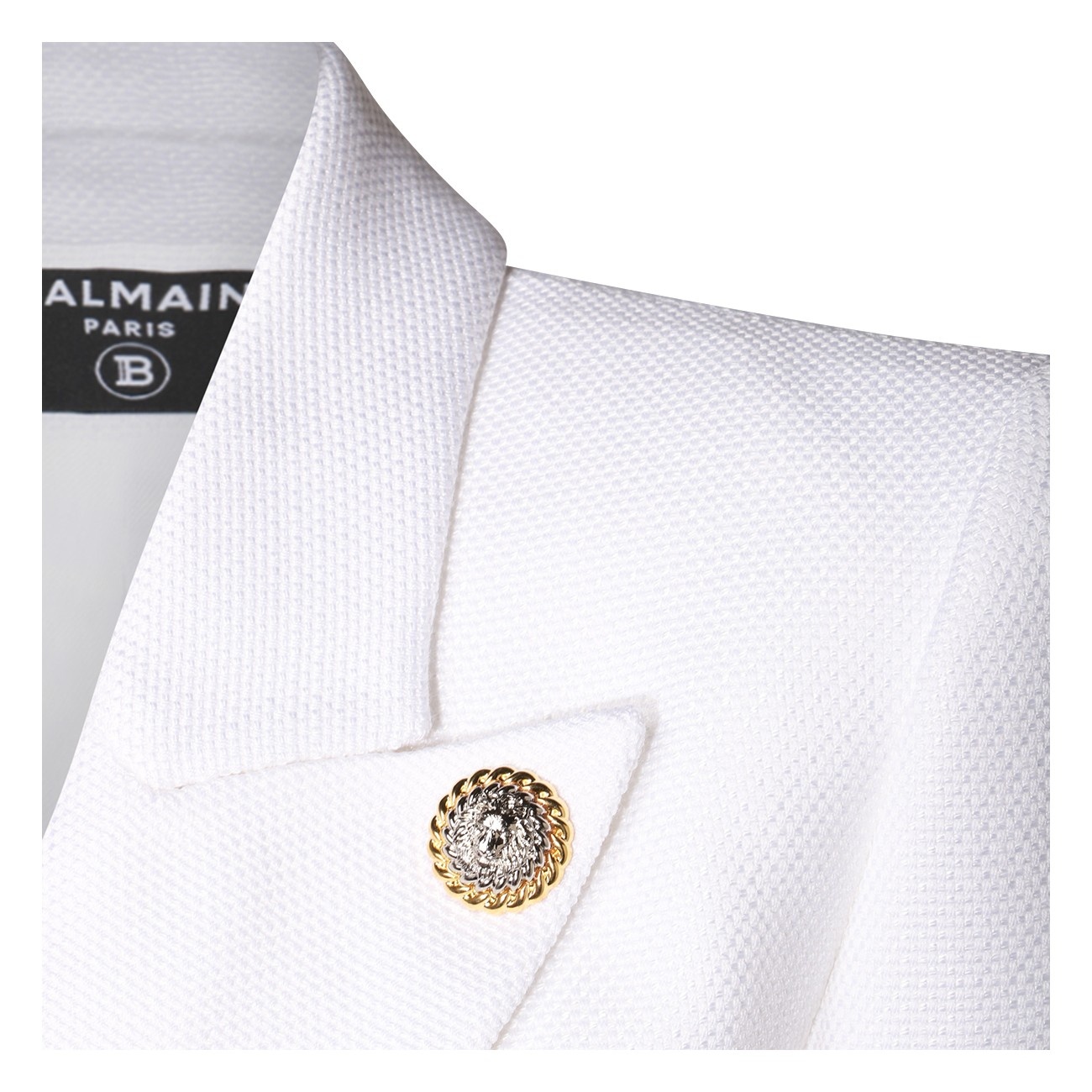 ジャケット BALMAIN SS25 White viscose blend blazer (EF1SI505VF21 0FB) Balmain White Viscose Blend Blazer | italist