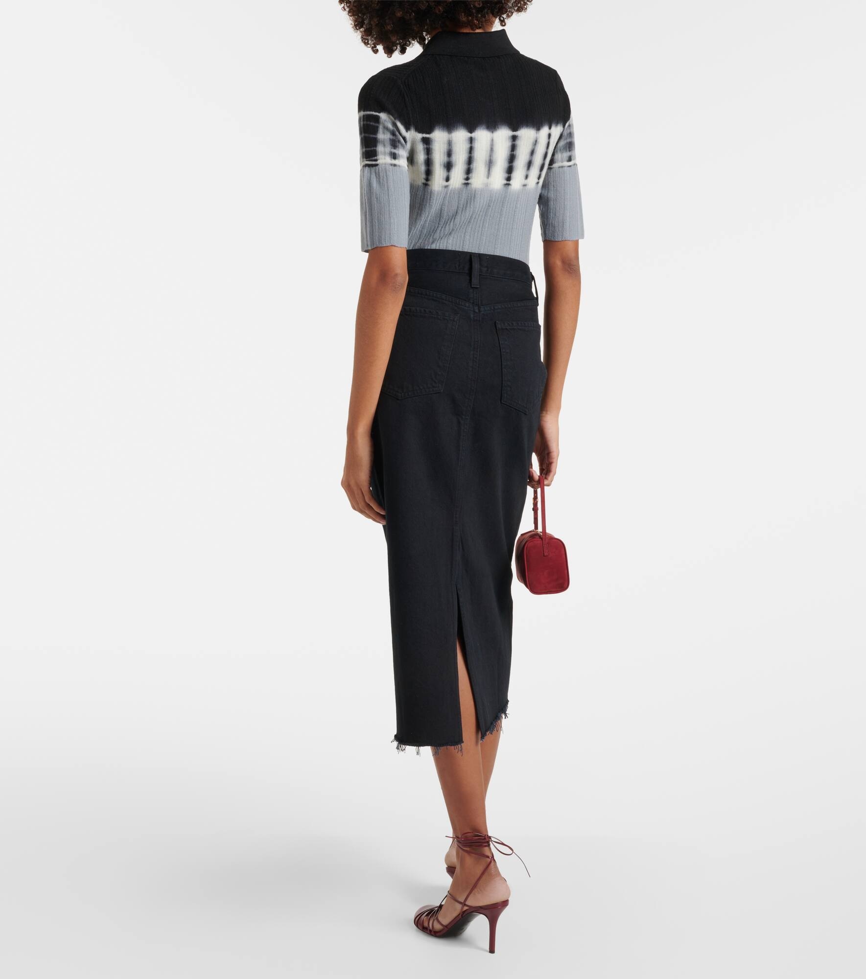 Della denim midi skirt - 3
