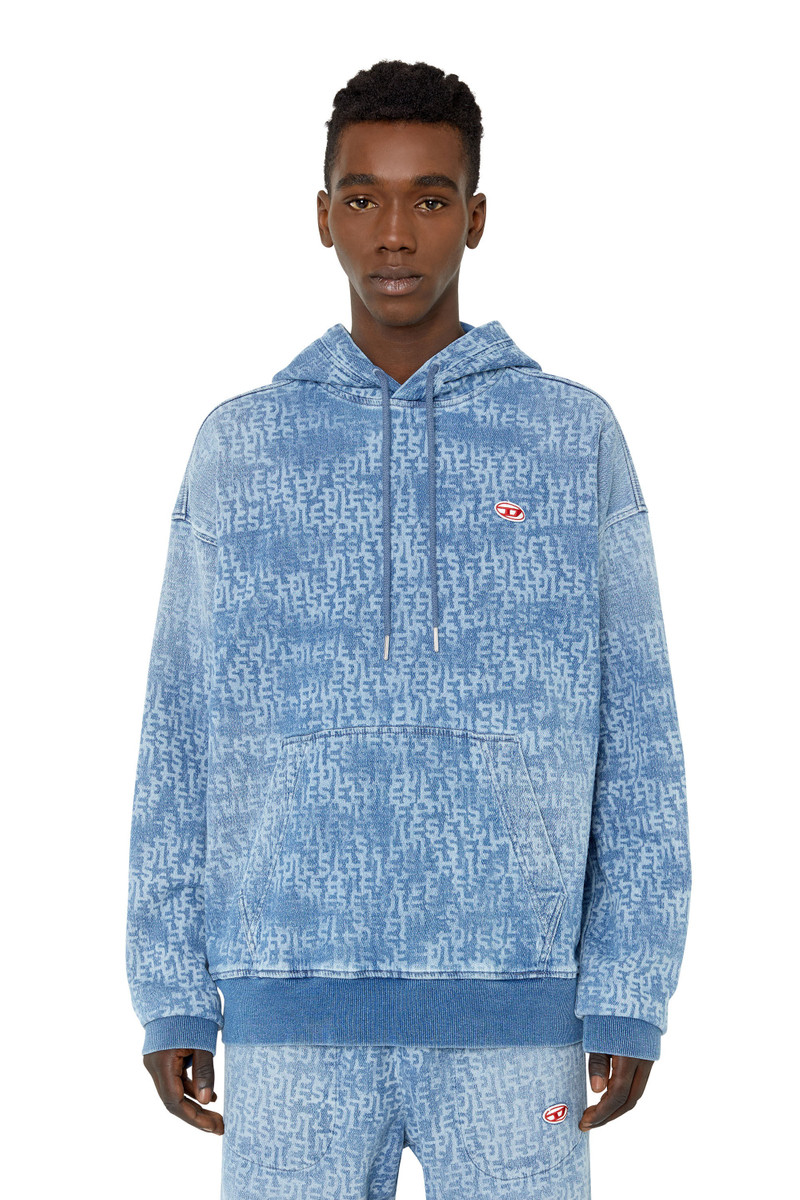 D-UM-RIB TRACK DENIM HOODIE 3