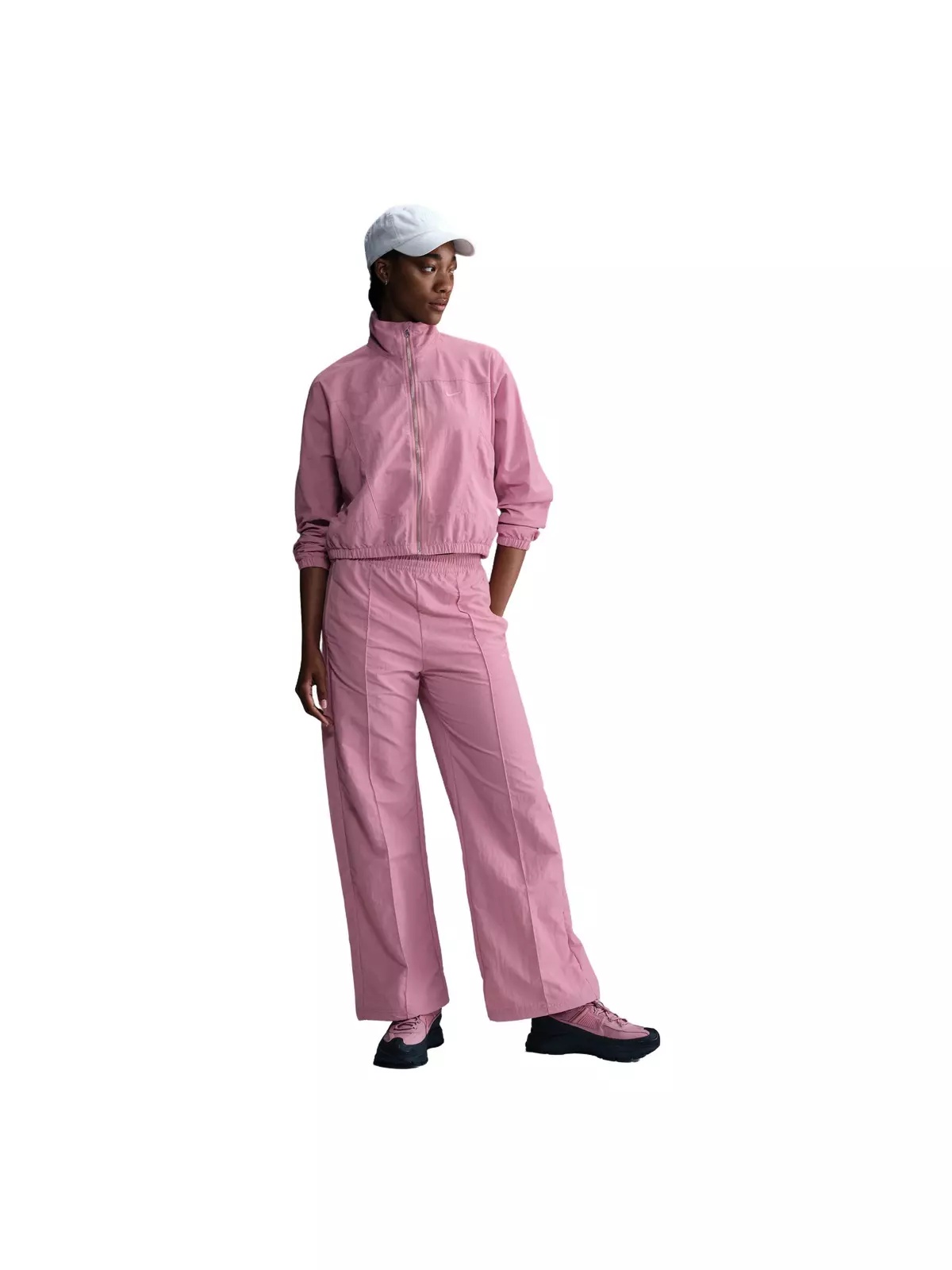 Women's Sportswear Everything Wovens Oversized Repel UV Protection Jacket - Pink - 4