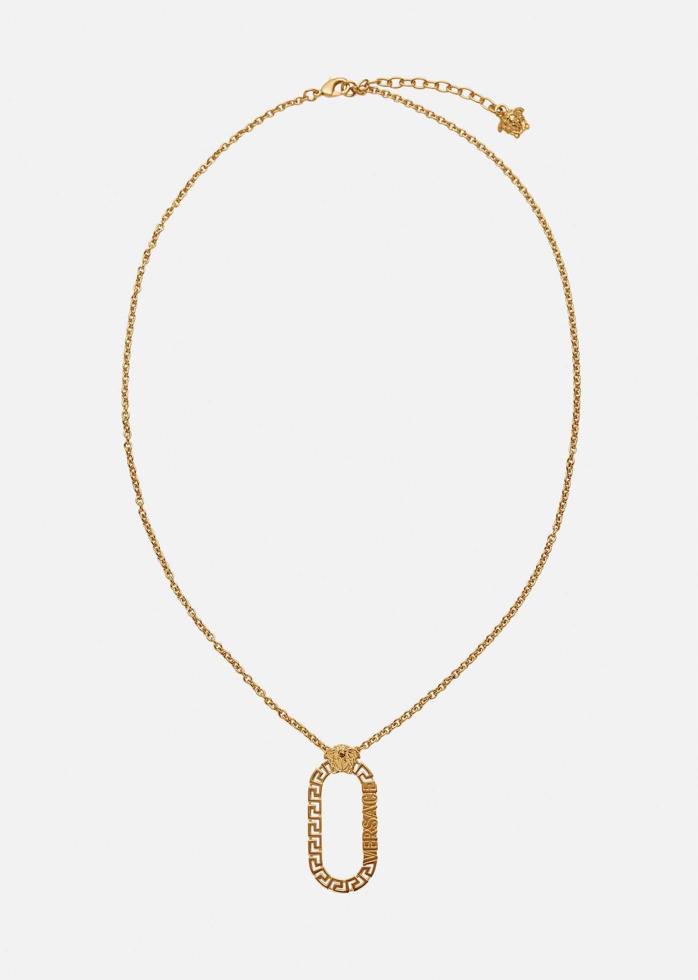 Greca Oval Necklace - 1
