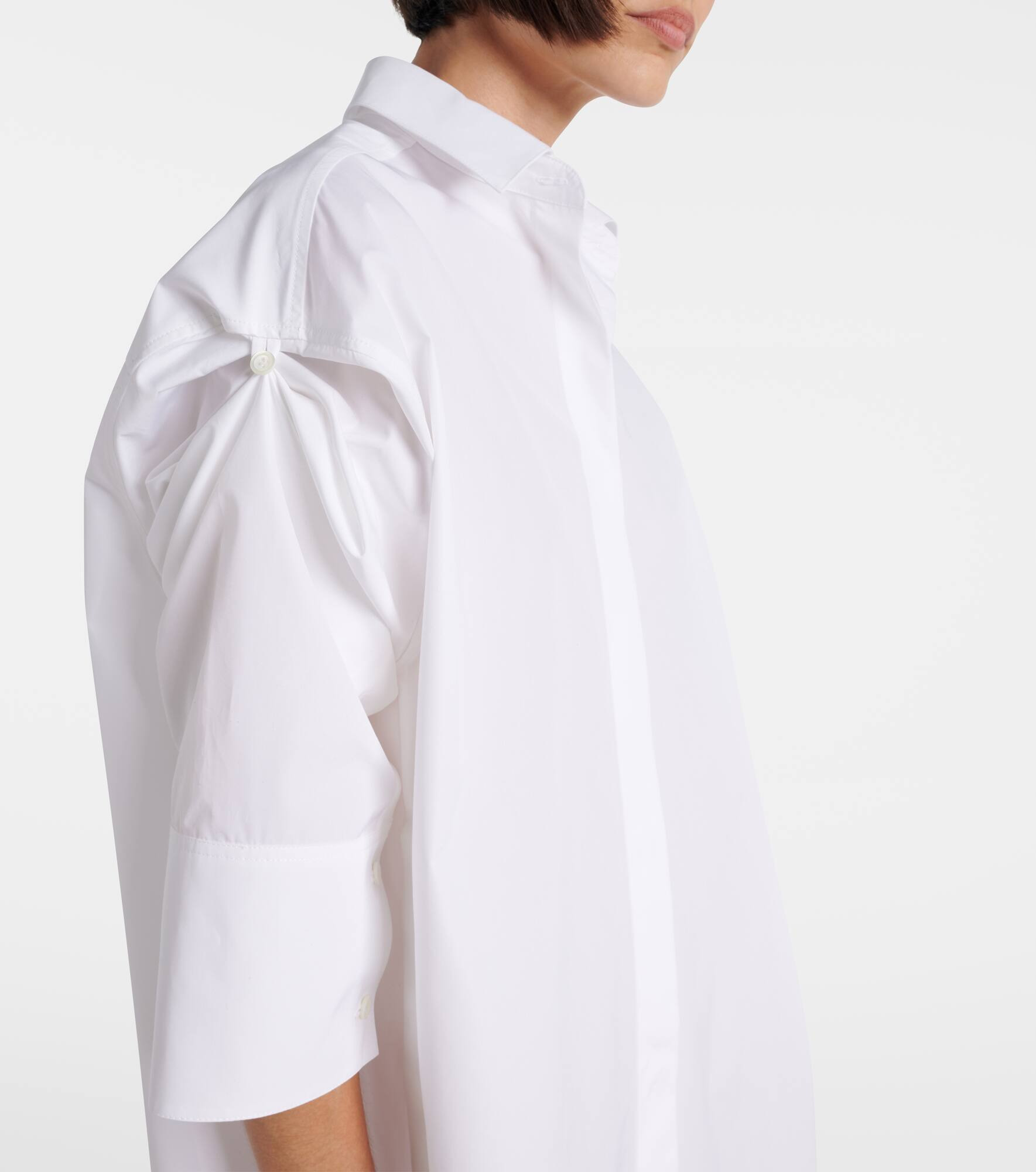 Cotton shirt dress - 6