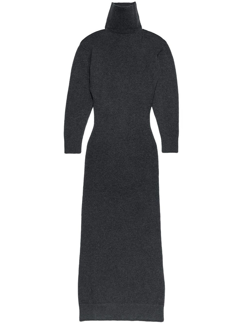elbow-patch knitted maxi dress 1