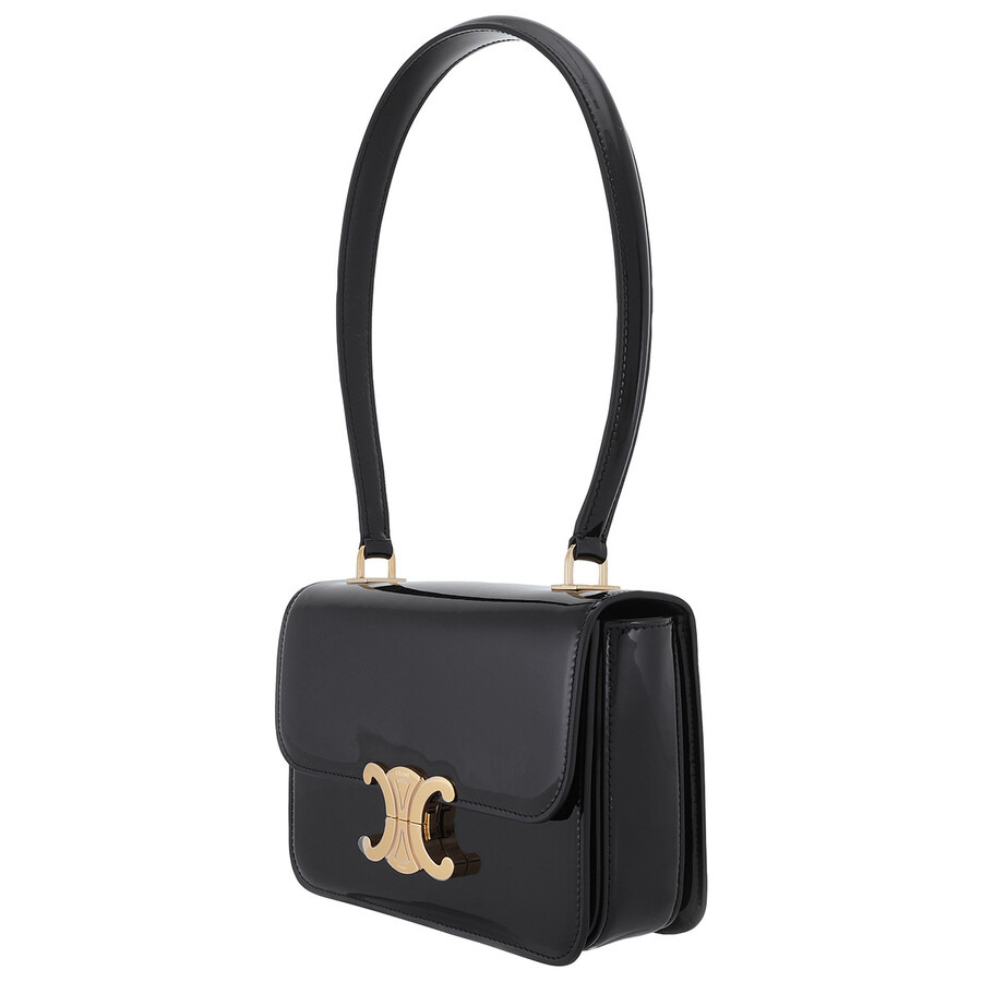 Celine Teen Garance Bag In Patent Calfskin - Black - 3