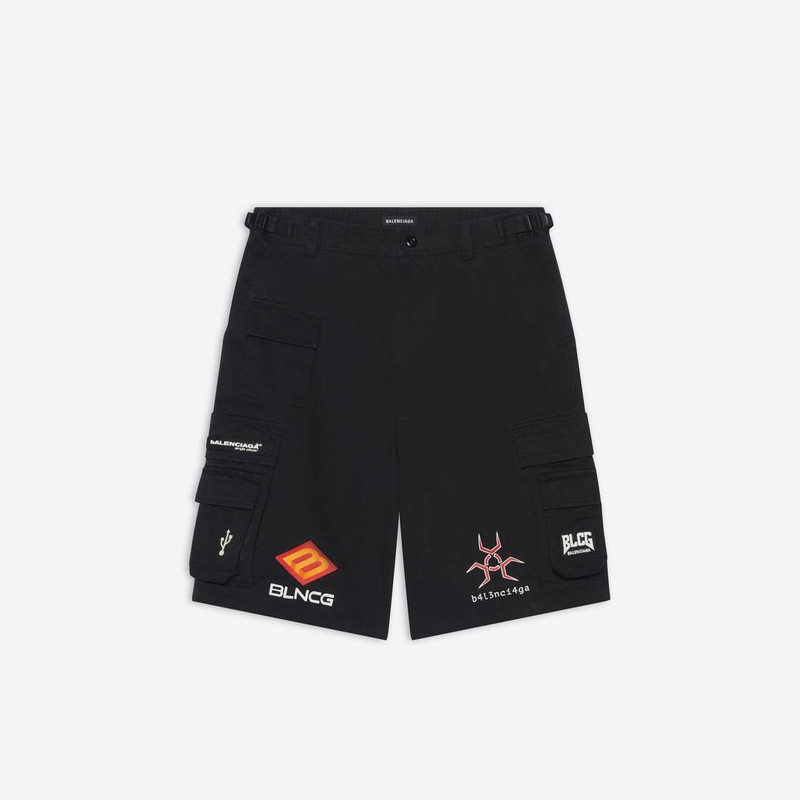 Men's Gamer Shorts in Black - 1