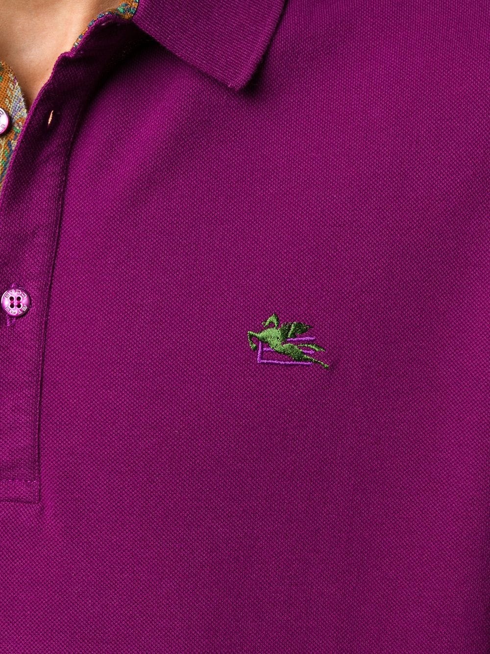 logo embroidered polo shirt - 5